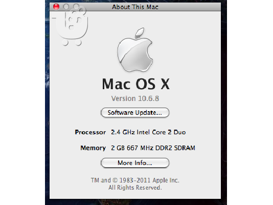 MACBOOK white 2.4 GHz